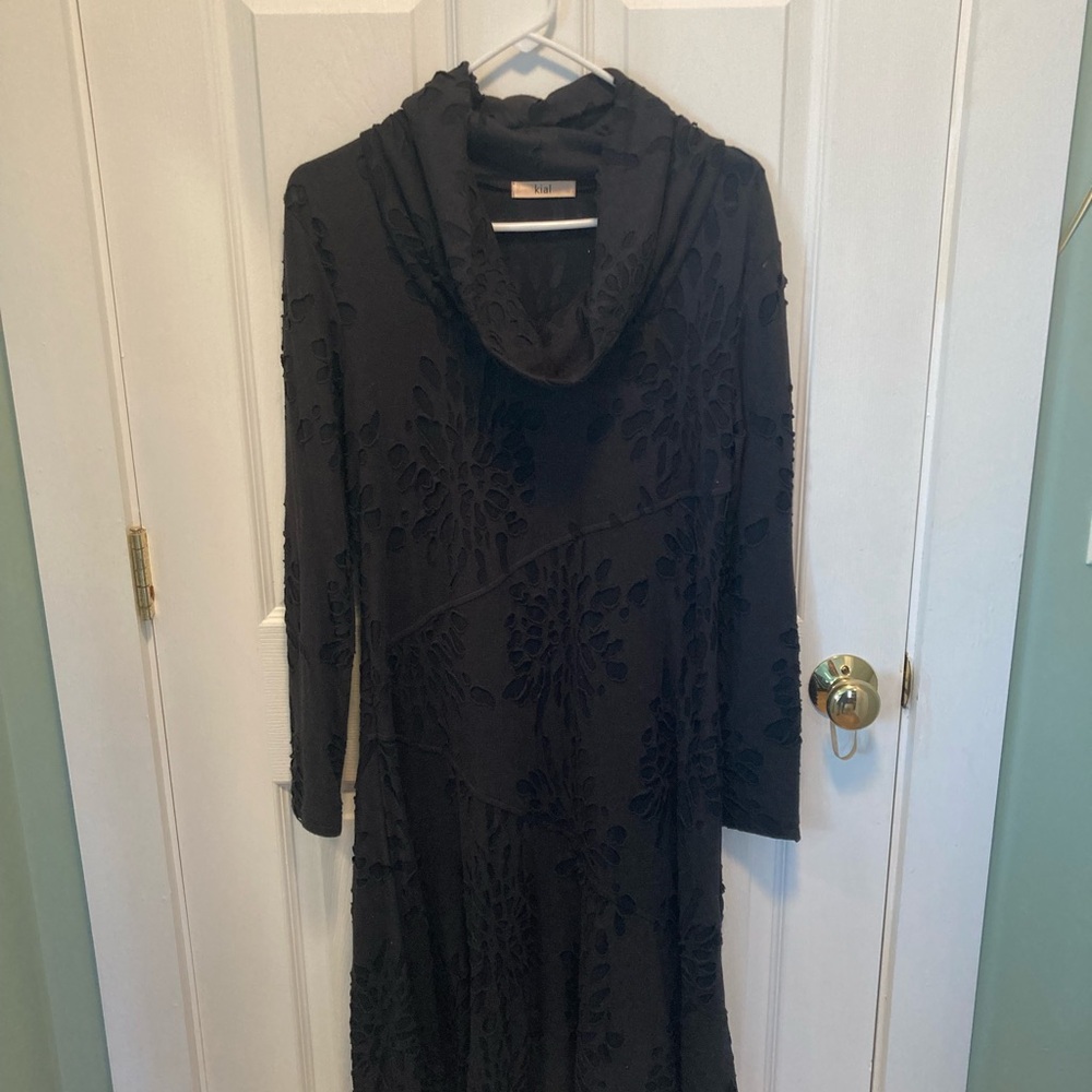 Kial Black Dress with Cutouts